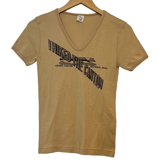Vintage 90s Stedman Lady-T Grand Canyon I Hiked the Canyon” Graphic Tee Large - Picture 2 of 6